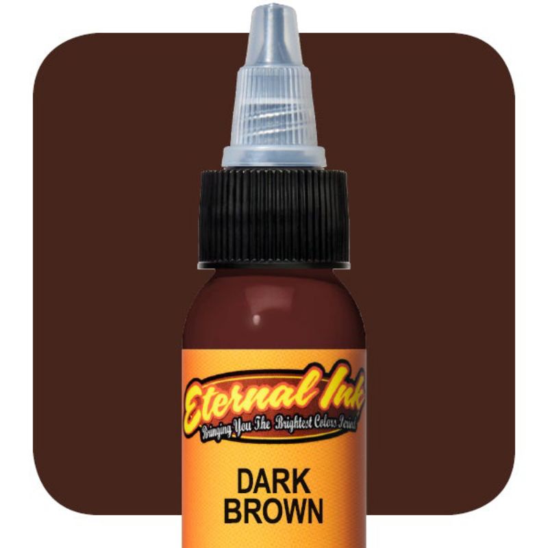 Tinta Tattoo Eternal Dark Brown Original Made In USA