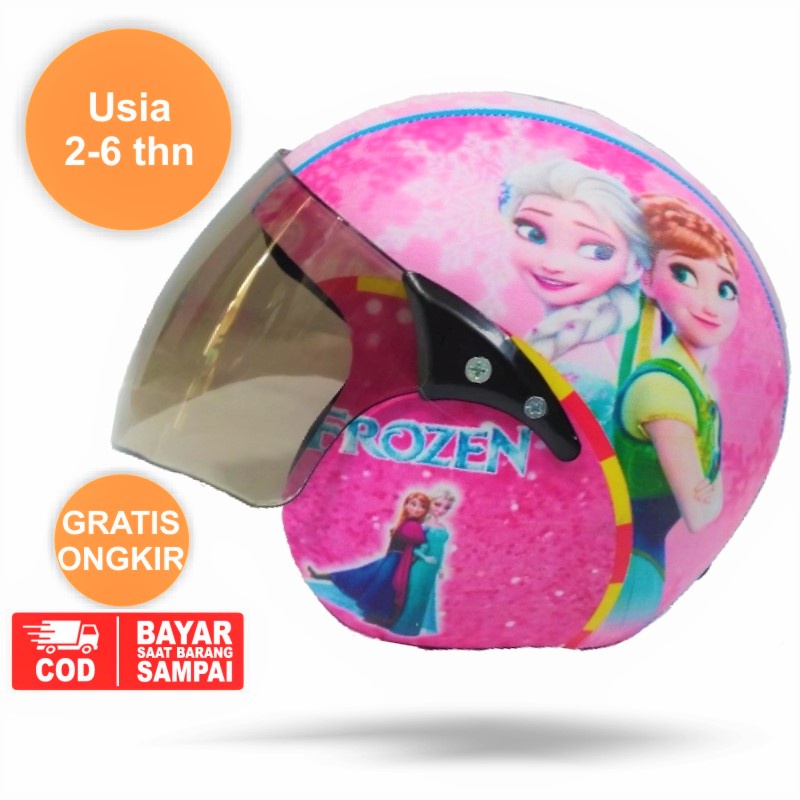Helm Anak Standart Karakter Frozen