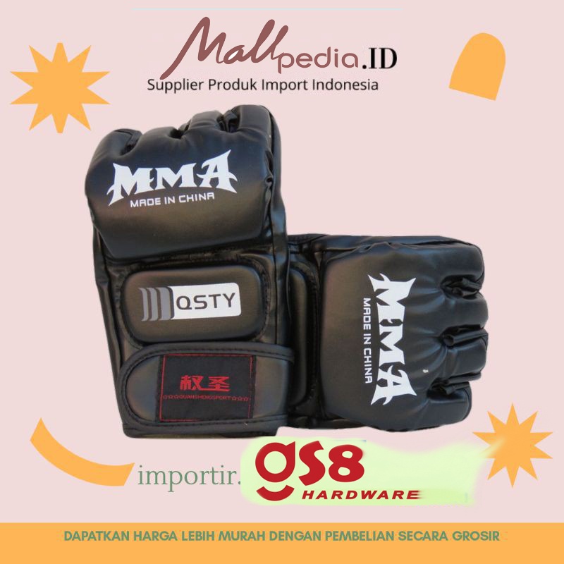 ORI+ Sarung Tinju MMA UFC Boxing Muay Thai Leather Glove SD8