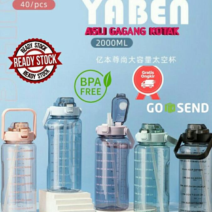 botol minum tritan quifit penanda waktu