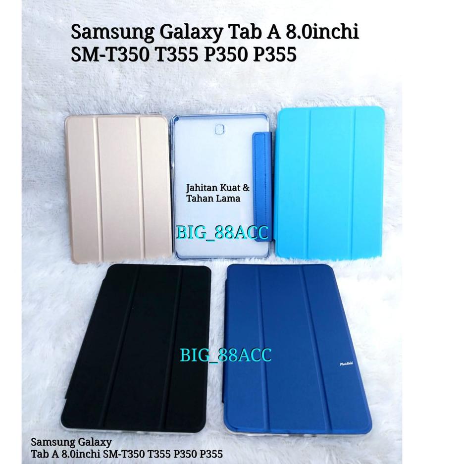 Terbaik Flip Cover Book Cover Sarung Samsung Galaxy Tab A 8.0inchi SM-T350 T355 P350 P355 ..