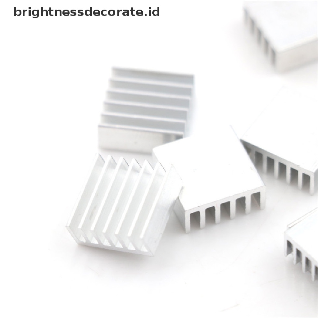 12 Pcs Pendingin Anodized Heatsink Ukuran 14x14 X 6mm  0 0 0 0 0