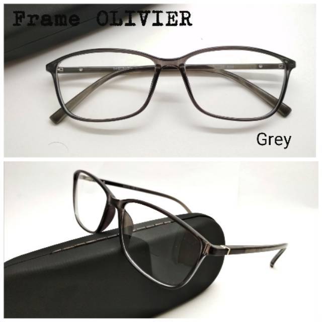 Frame OLIVIER - Frame Kacamata Minus Plus Pria Wanita Include Lensa Minus Silinder Murah Keren