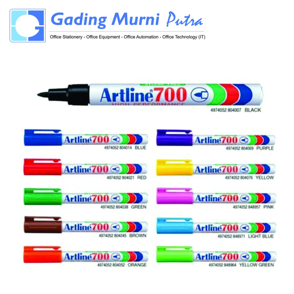 

Permanent Marker Artline 700 Xylene Free