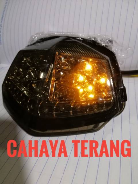 Selancar - Undertail - Fender - StopLamp - Lampu Stop LED Sen Variasi Ninja 250 Karbu - Ninja RR New