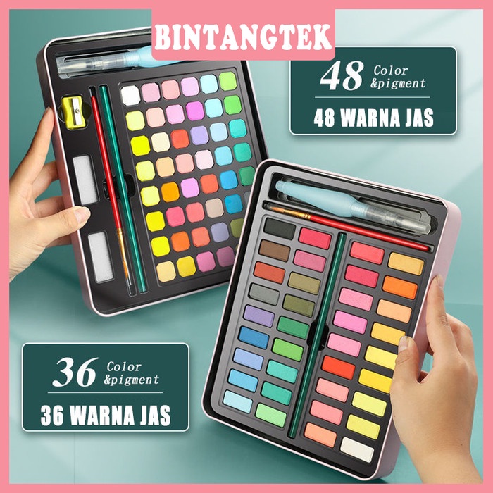 

Produk Terbaru 36/48Alat Cat Air Set (Termasuk Kuas Dan Kertas Gambaran)Spot