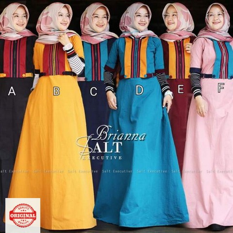 Maxi Dress Muslimah Chic Busui Brianna Dress by SALT EXECUTIVE
