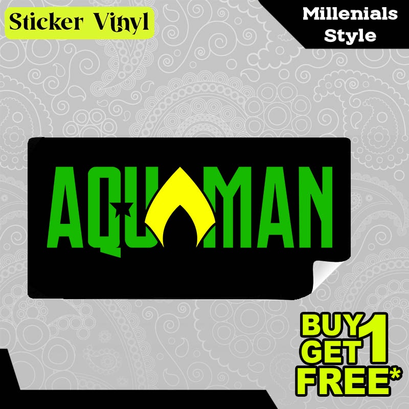 

Stiker Sticker Aquaman Gambar Unik Desain Keren dan Kekinian Aesthetic Bahan Vinyl Satuan Anti Air