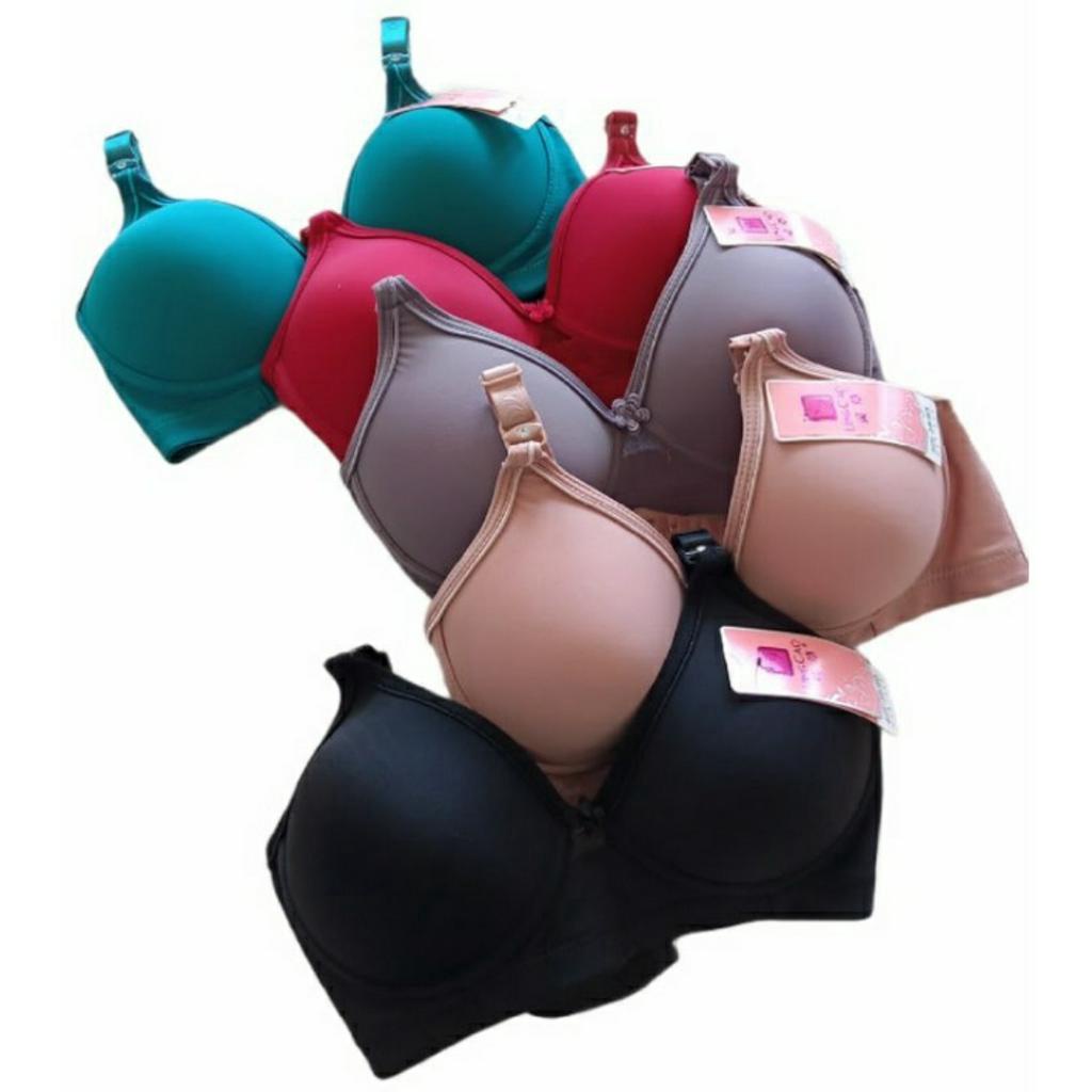 BRA/BH LINGCAO B5 ORIGINAL KAIT 3 / TANPA KAWAT UKURAN 36-42