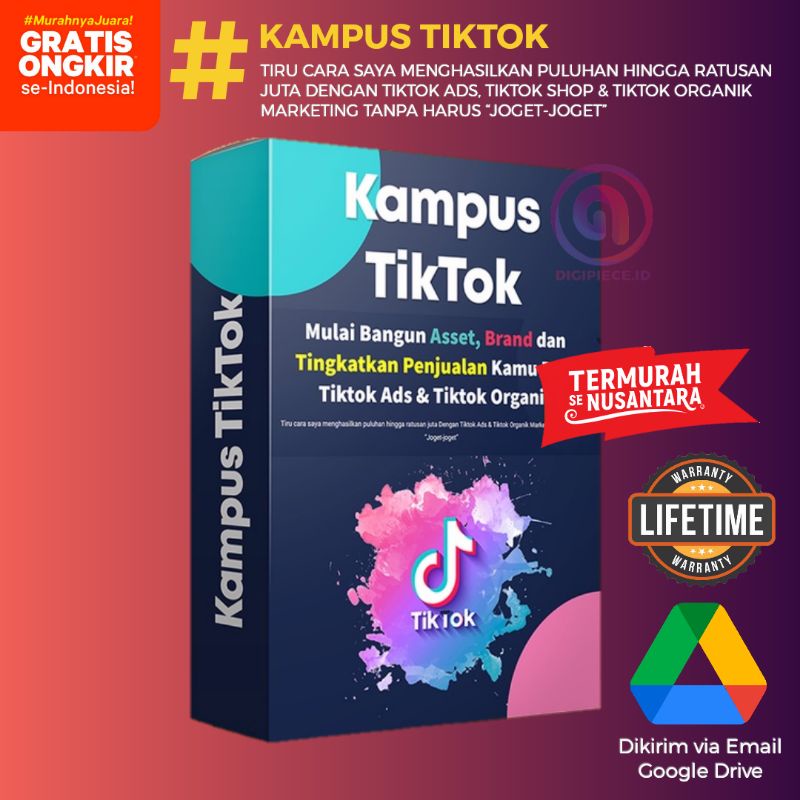 Jual KAMPUS TIKTOK - Tiktok Ads & Organik Marketing | Shopee Indonesia