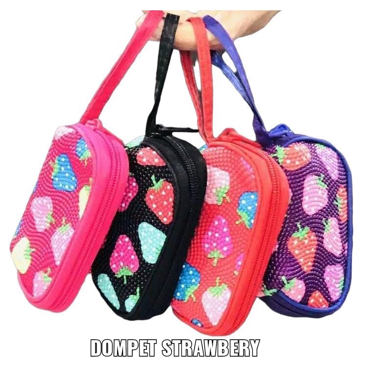 Dompet Koin Mini Pink Motif Cute Dompet Kecil Import Premium Pouch Koin Wanita Dompet Uang Recehan
