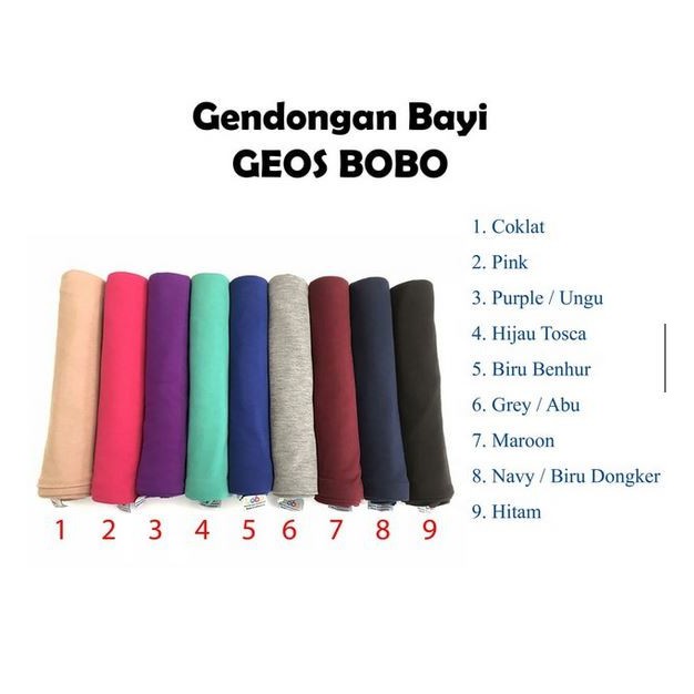 Gendongan Geos - Gendongan Instan - Gendongan Kaos Geos - Gendongan Kain  - Gendongan Kaos Instan Premium