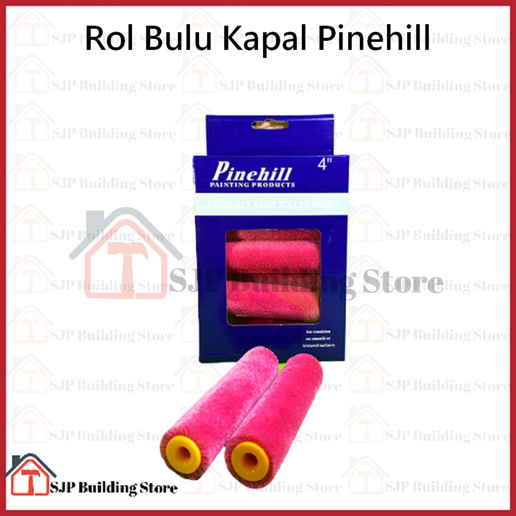 [COD] Kuas Roll Bulu Kapal Pinehill - 4 Inch - High Quality