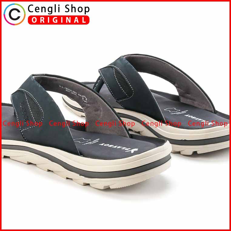 SANDAL PLAYBOY JEPIT CASUAL PRIA ORIGINAL KULIT ASLI ORI TERBARU PLY2