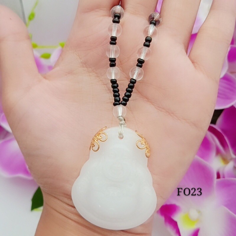 kalung giok budha asli impor star+