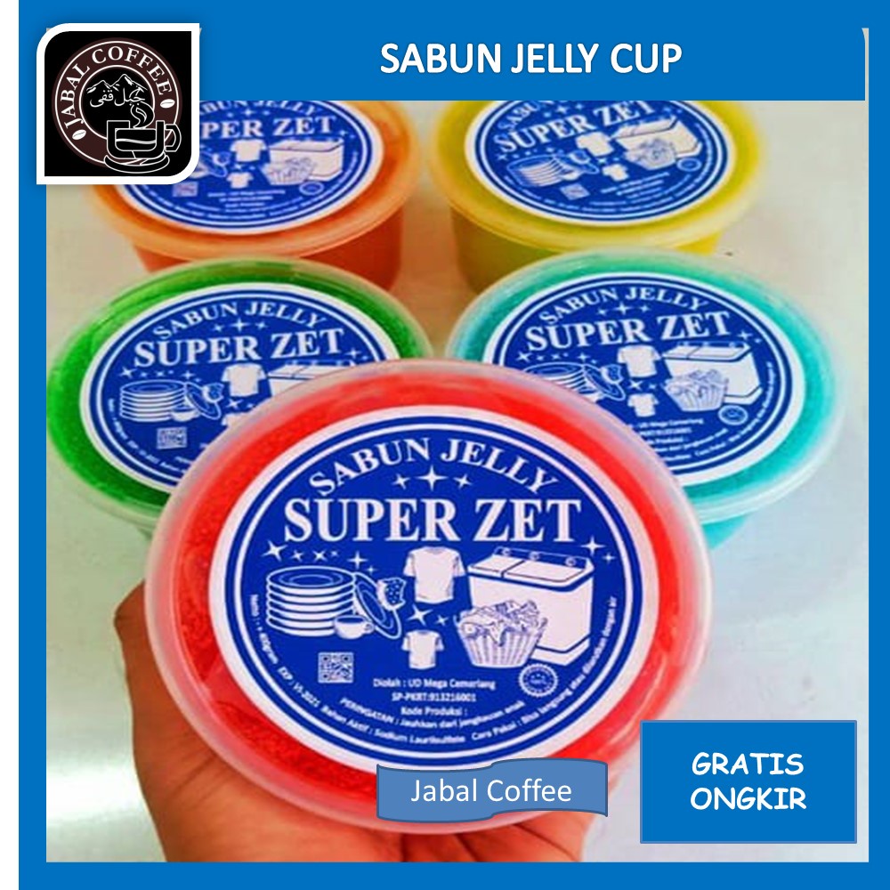 Sabun Jelly Super Zet Cup / Sabun Jelly Cup 400 Gram / Sabun Colek
