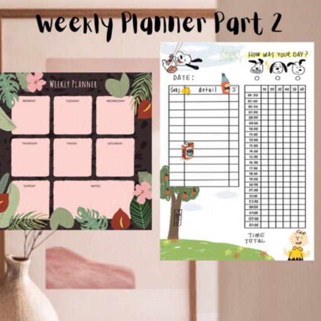 

WEEKLY PLANNER PART 2 (HARGA SATUAN)