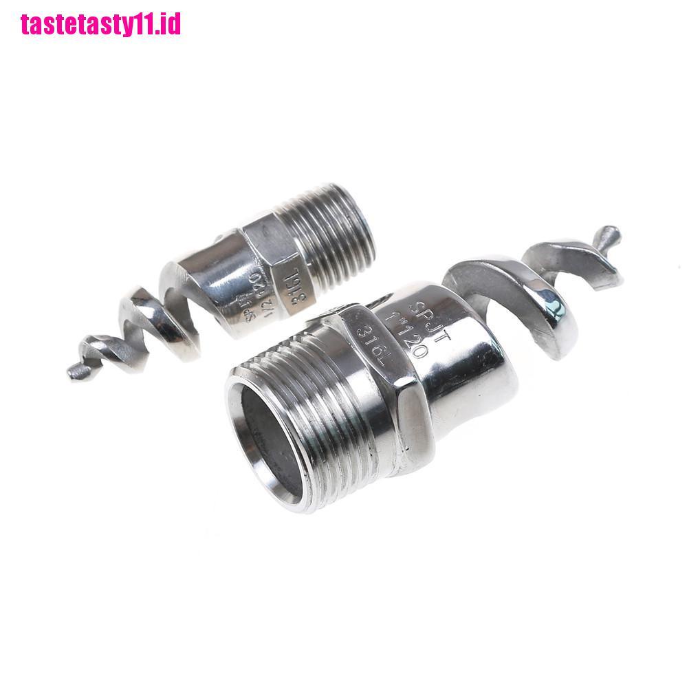 1 / 2 &quot;1&quot; nozzle Semprot Atomisasi Bentuk spiral Bahan Stainless steel