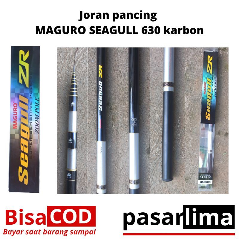 Joran pancing tegek MAGURO SEAGULL 540 Carbon