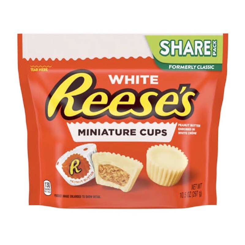 

Reese’s miniatures white chocolate