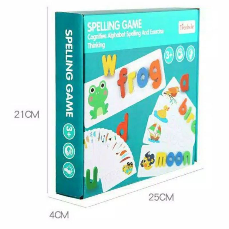 Mainan Edukasi Spelling Word Game / Mainan Edukasi Mengeja Kata