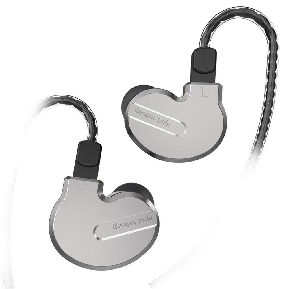 Bqeyz KB1 Earphone in Ear HiFi Stereo 1ddd 3BA Dengan Case Metal Bisa Dilepas fpr kc2 k1 k2 bq3 C3