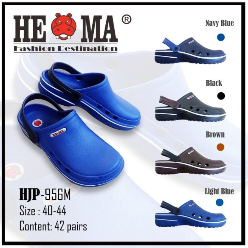 PROMO SANDAL HEMA 956M PERAWAT KOMBINASI TALI WARNA FC PROMO