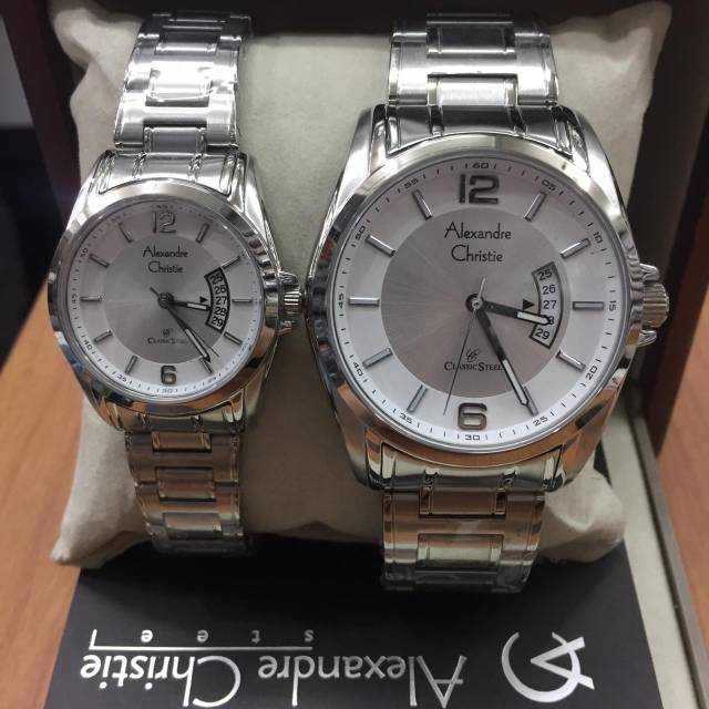 Jam Tangan Couple Merk Alexander Cristie Type 8289 