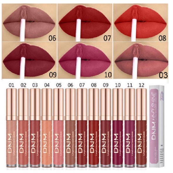 sale ! Wow terlaris Lengkap nomor / DNM lipcream matte / DNM matte lipgloss long lasting anti air