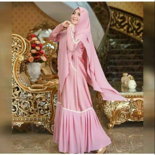 GAMIS SYARI  REALPICT Barang Ready Tdk PO