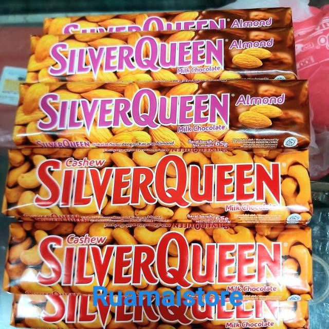 

Silverqueen Bar 65 grams grosir toko snack