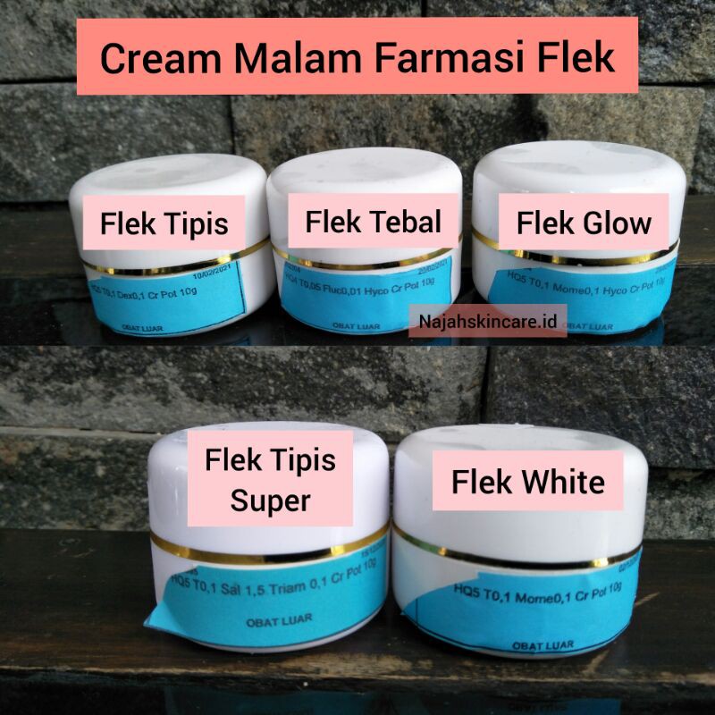 Cream Flek farmasi/Cream malam flek farmasi
