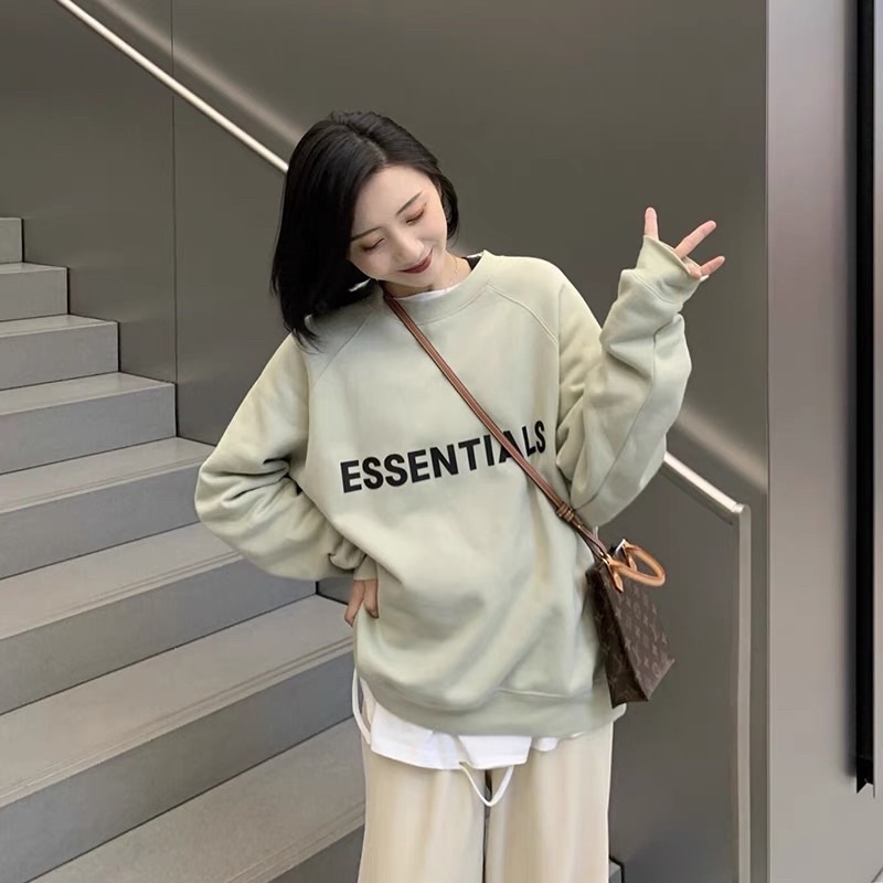 ESENTIAL SWEATER korea Sweater oversize Sweater jumbo sweater wanita pria terbaru