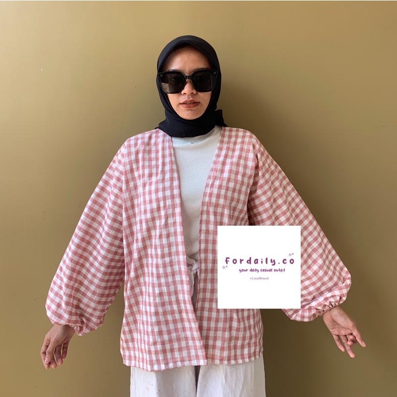 KIYOWO OUTER BALON  | ARABELLA OUTER-Kotak pink salem