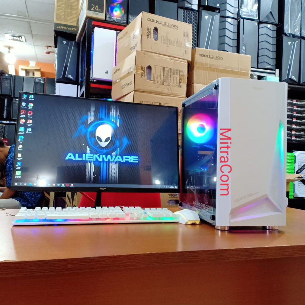 PC GAMING EDITING CORE I5 6400 /SSD 256/VGA 2 GB/LED 24INCH SIAP PAKAI