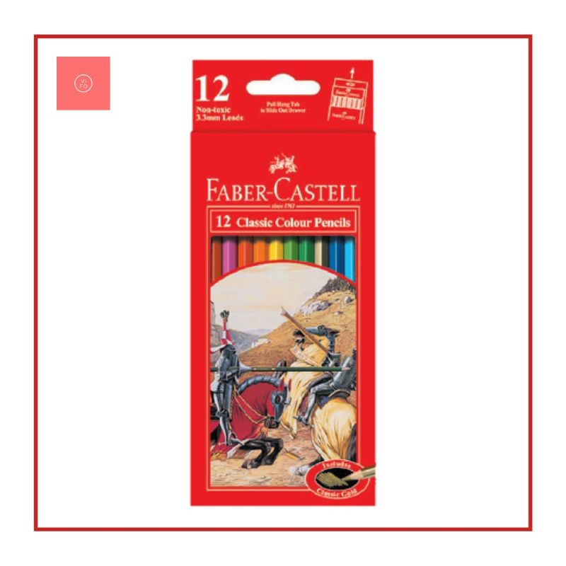 

Pensil Warna Faber Castell Classic 12 Warna Panjang