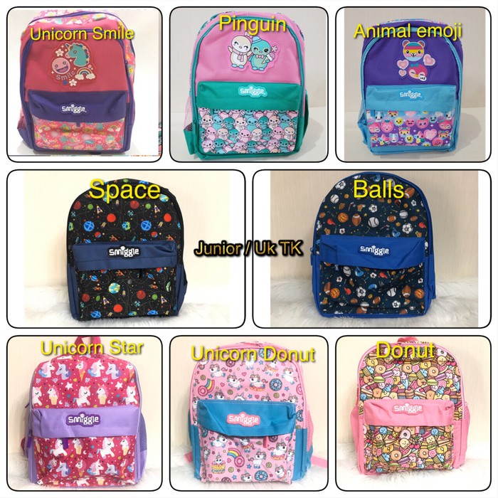 Tas Anak Sd Smp Ransel Punggung Sekolah Remaja Abg Koper Set Kope VG476 Smiggle Backpack Junior Sm
