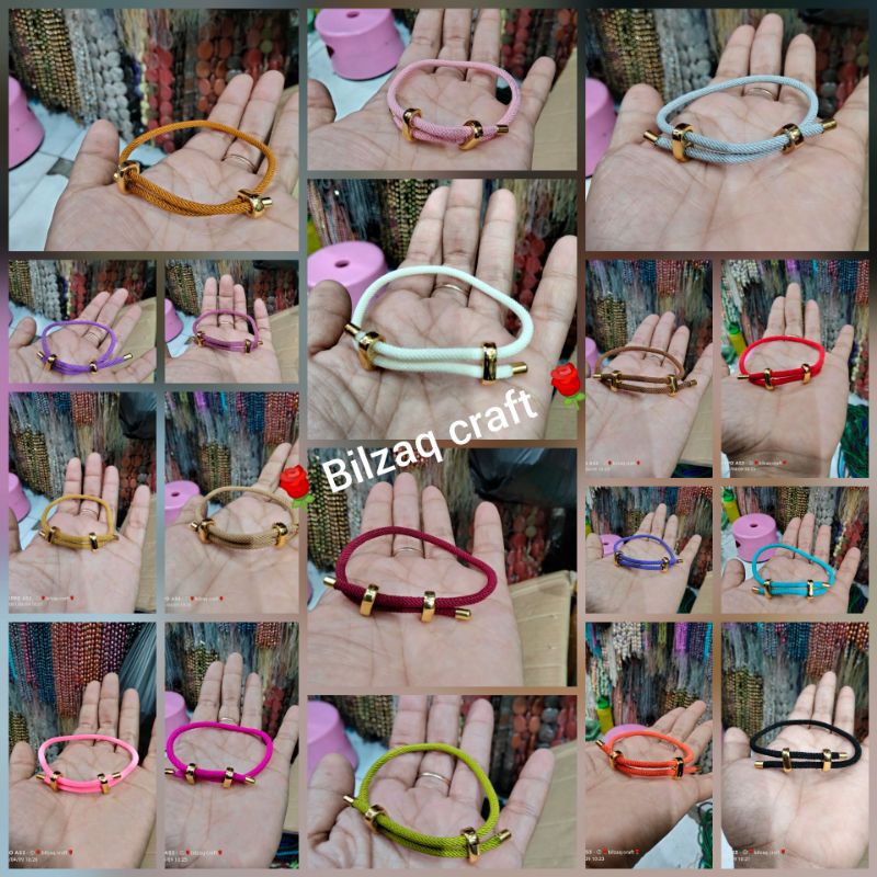 gelang pandora motif tumpuk