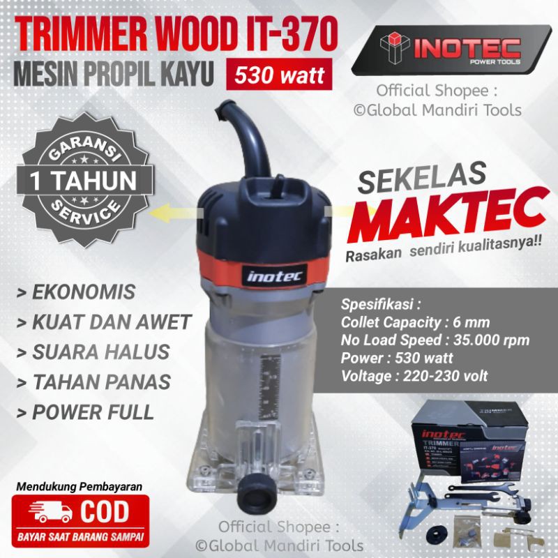 Jual Mesin Propil Kayu Inotec It Profesional Electric Trimmer