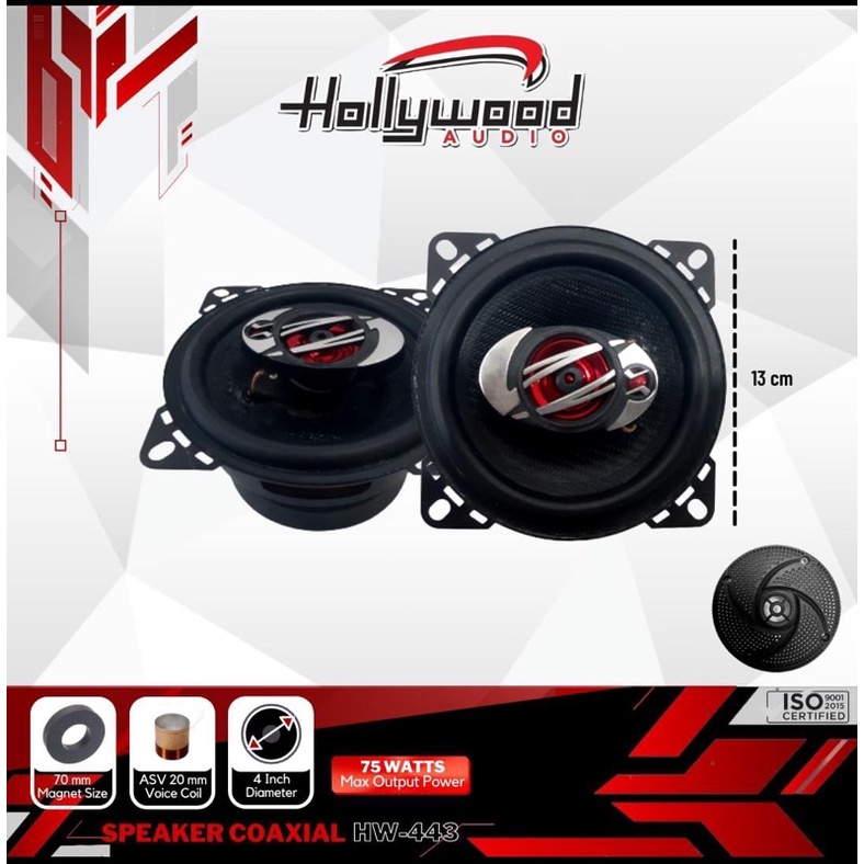 Speaker hollywood hw443 coxial