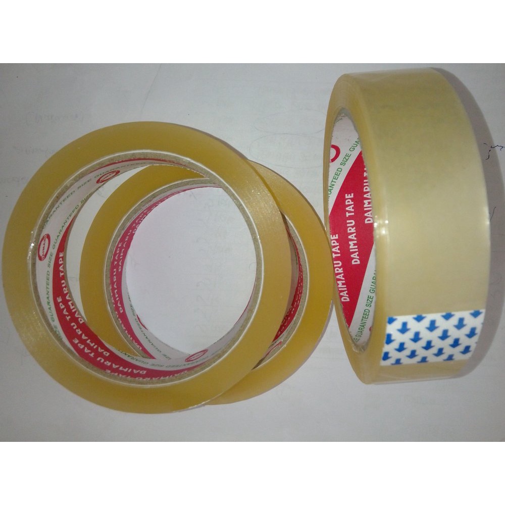 ORIGINAL LAKBAN DAIMARU TAPE 1 INCH MURAH READY STOCK WARNA BENING LAKBAN KECIL TERMURAH ASLI ORI 1&quot;