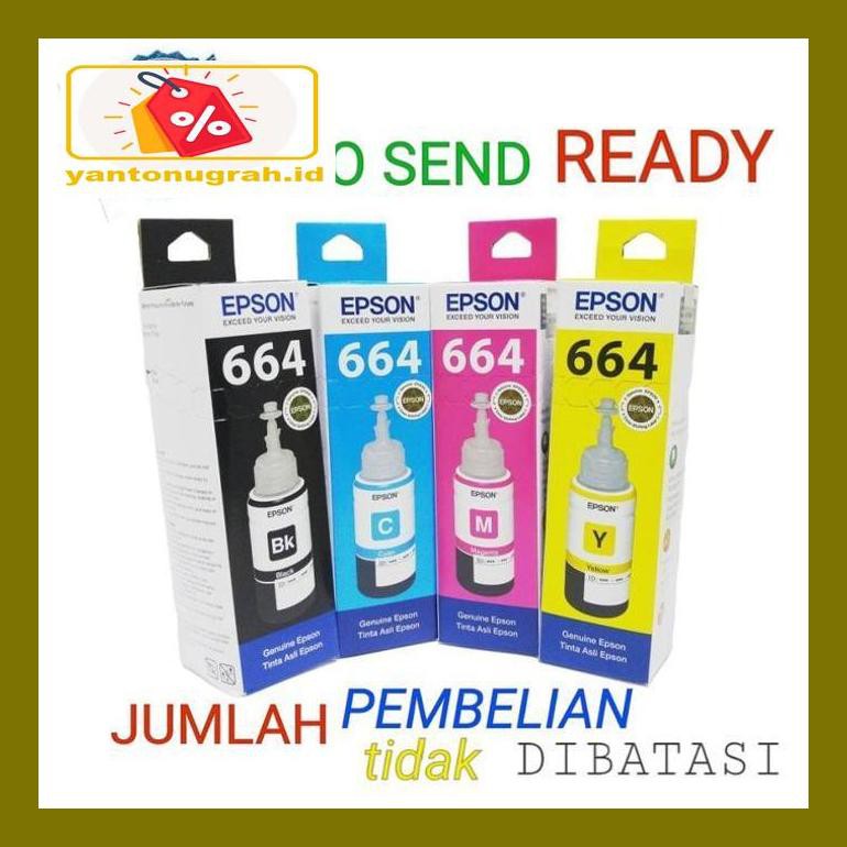 

Pt740Dpp Epson Tinta Printer Original T 664 T664 T6641 6642 6643 6644 - Merah Pt0P8D6M