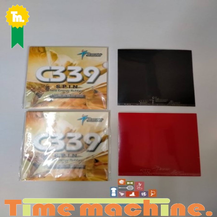 Karet Tenis Meja Pingpong Uniker C339 Spin ORIGINAL IMPORT