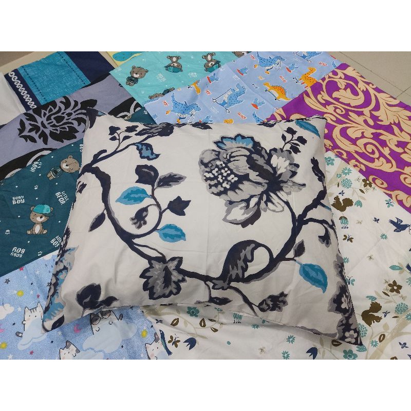 COD TERMURAH SARUNG BANTAL DAN GULING, SISA KONVEKSI SEPREI MOTIF RANDOM, BAHAN KATUN TIDAK PANAS, NYAMAN, HALUS DAN LEMBUT