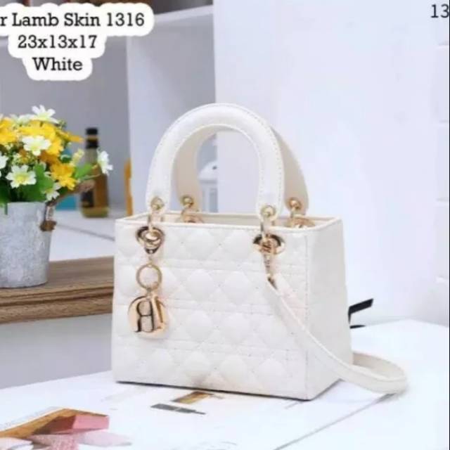 tas selempang fashion lamb skin
