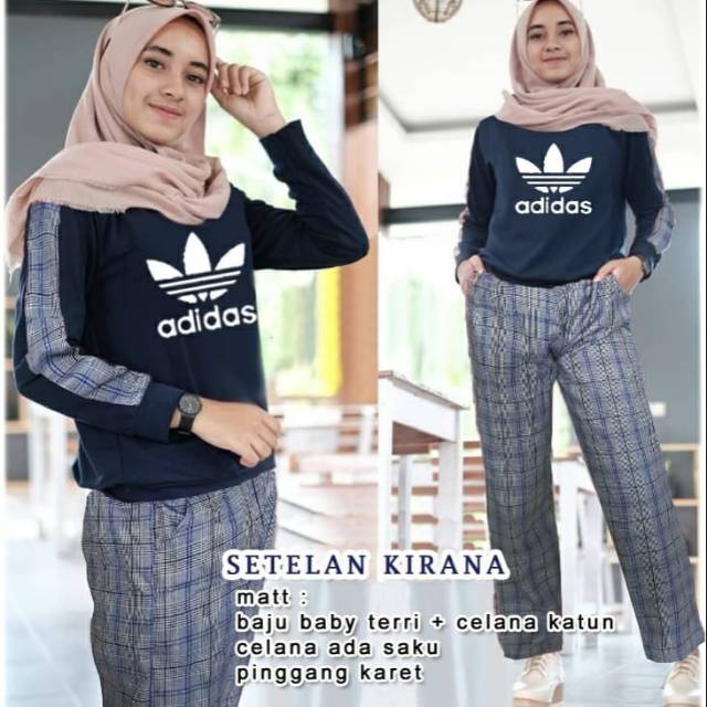 Setelan kirana , setelan olahraga , setelan training , setelan wanita , setelan training wanita