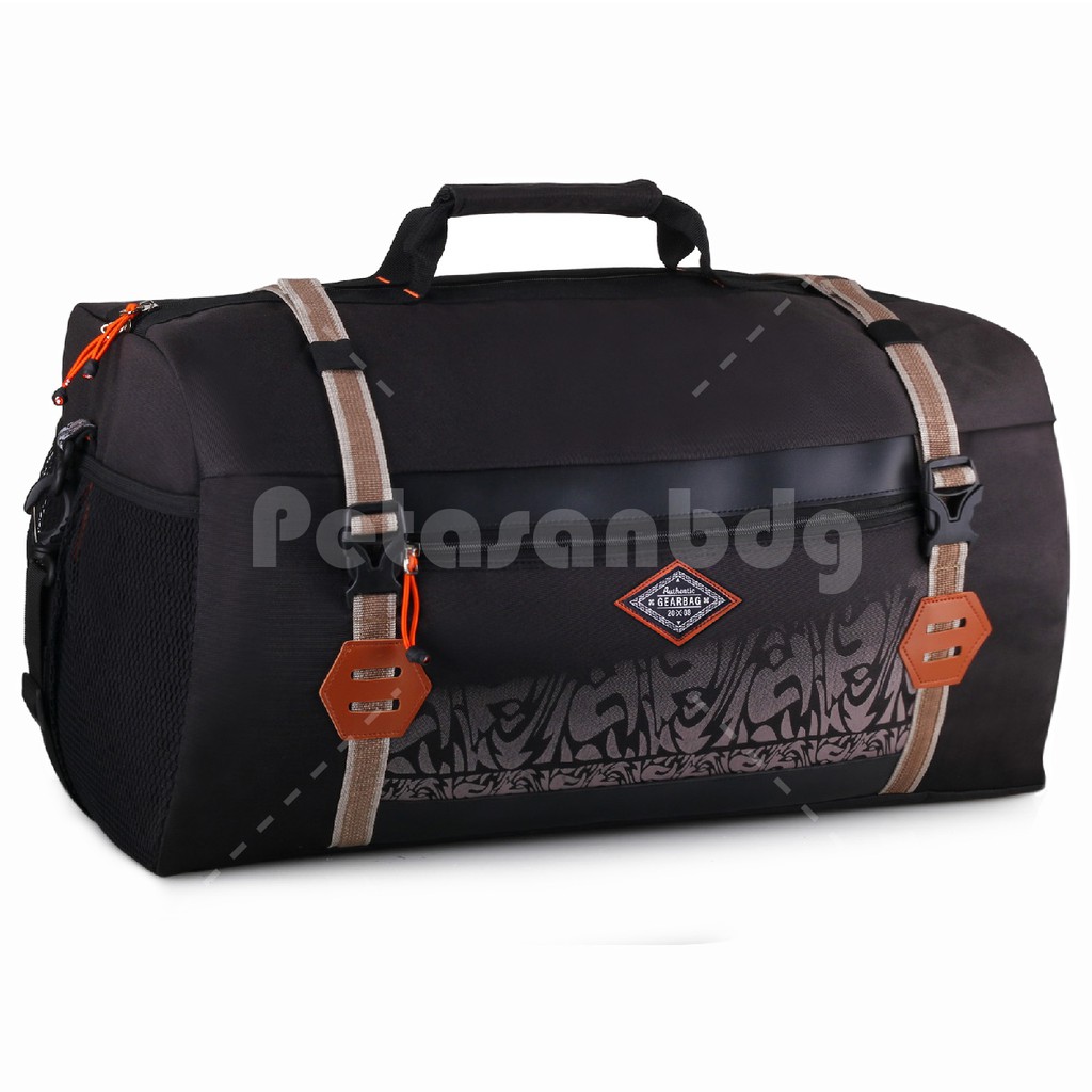 PTS -Gear Bag Crossover Travel Bag - Tas Jinjing dan Tas Selempang Authentic Edition - Black - Tas Mudik Lebaran