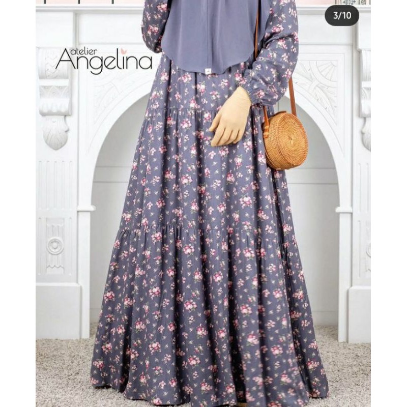 Atelier Angelina Bella Dress Primrose grey Size M