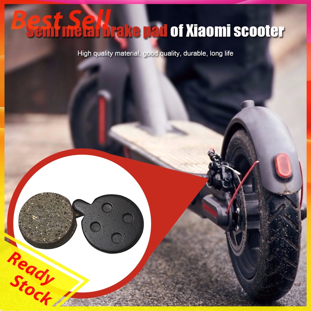 2 Pair Electric Kick Scooter Friction Plates Disc Brake Pads for M365 Pro