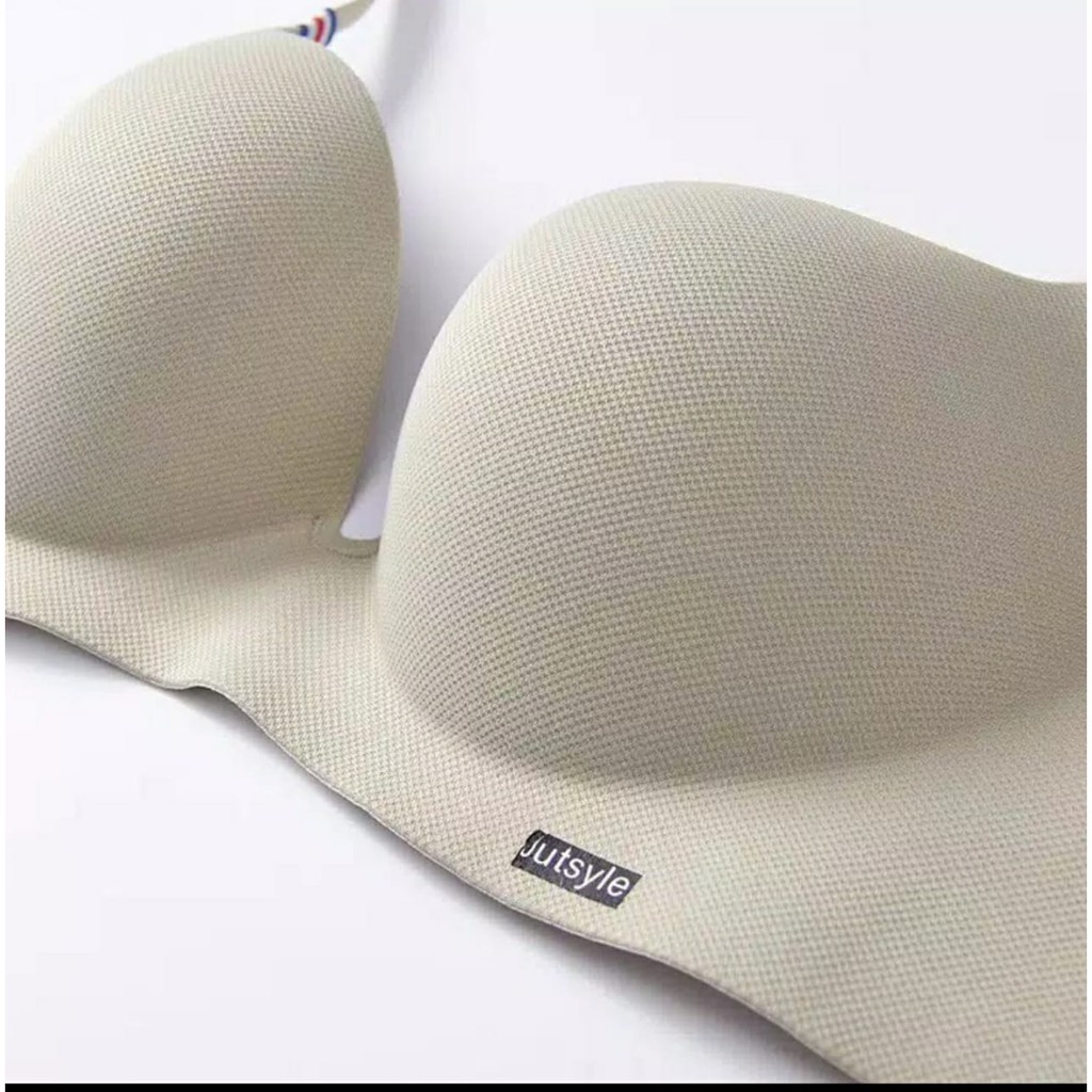 JUTSYLE PUSH UP SEAMLESS CUP BRA BH TANPA KAWAT HIGH QUALITY